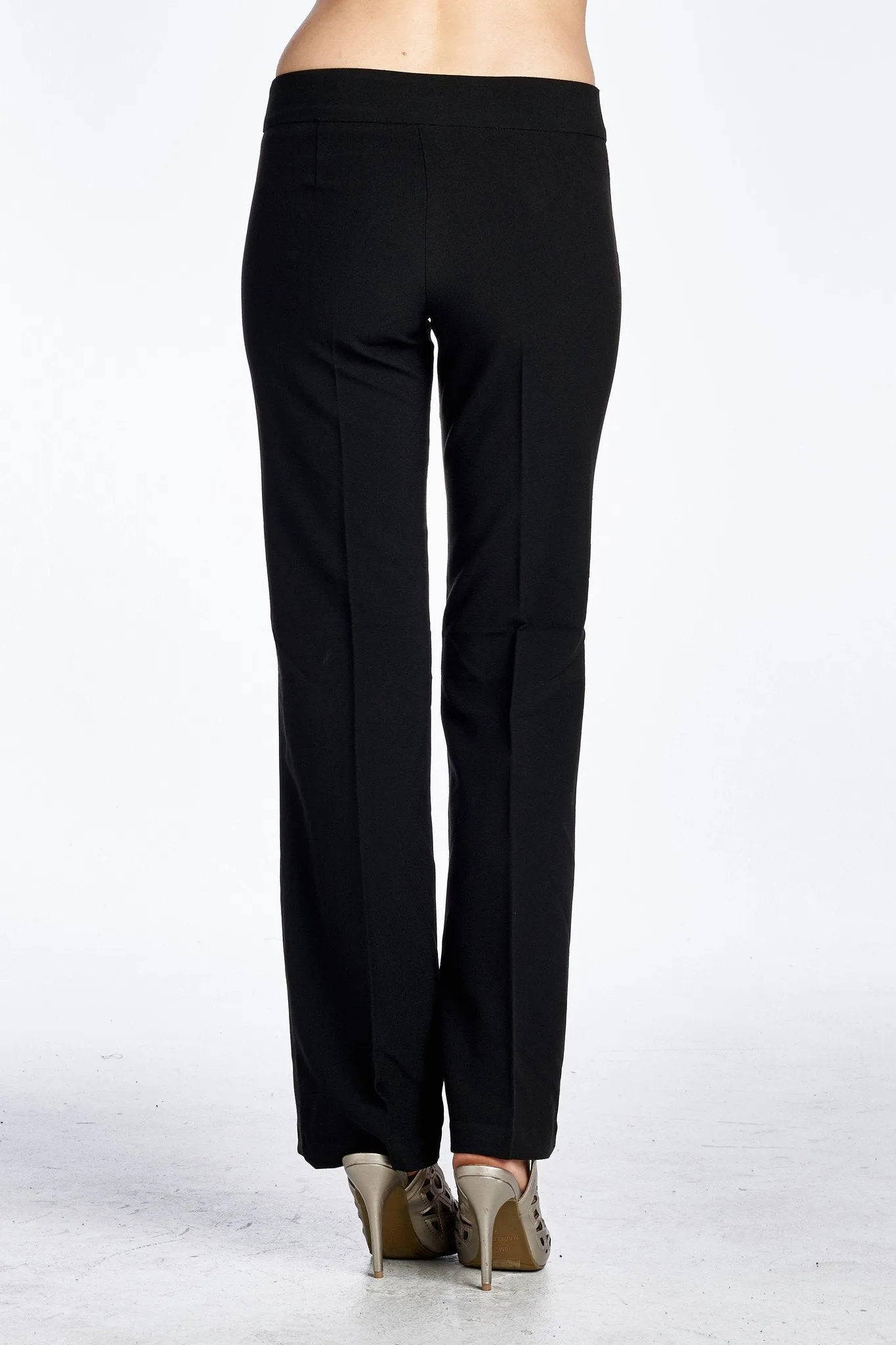 Women's Button Detail Stretch Pants