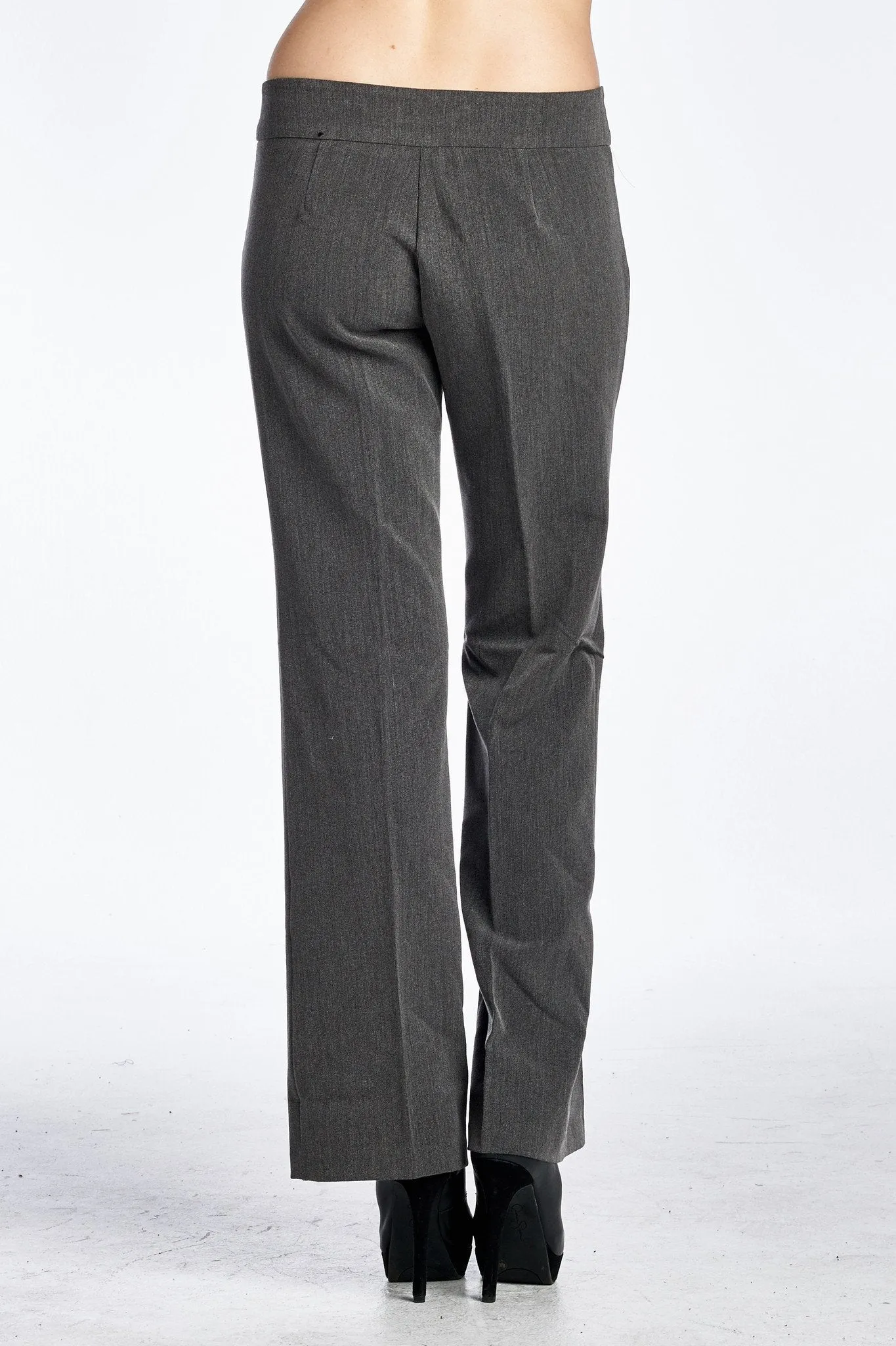 Women's Button Detail Stretch Pants